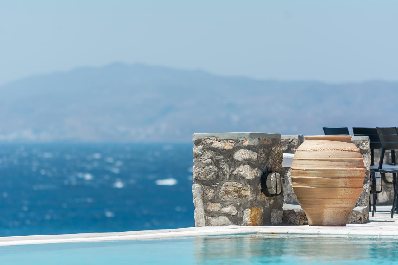 Capo Di Mykonos Resort Agios Ioannis Diakoftis Bagian luar foto