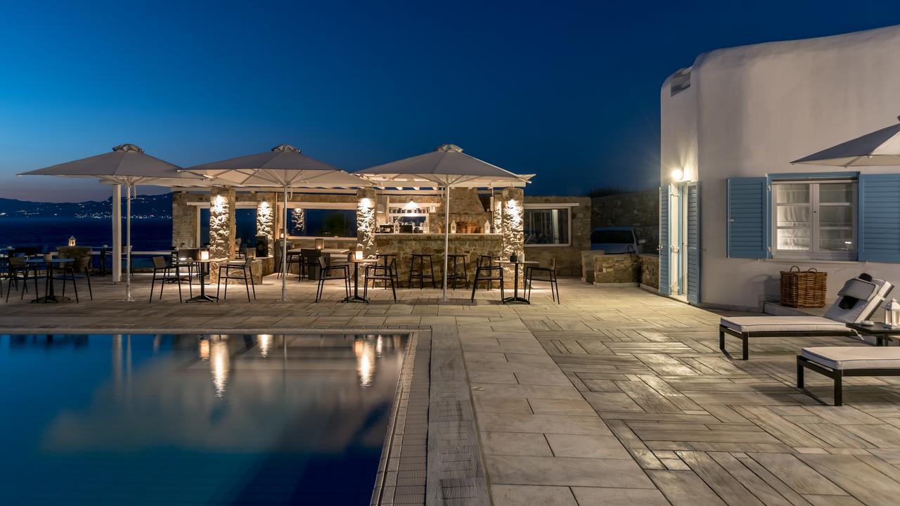Capo Di Mykonos Resort Agios Ioannis Diakoftis Bagian luar foto
