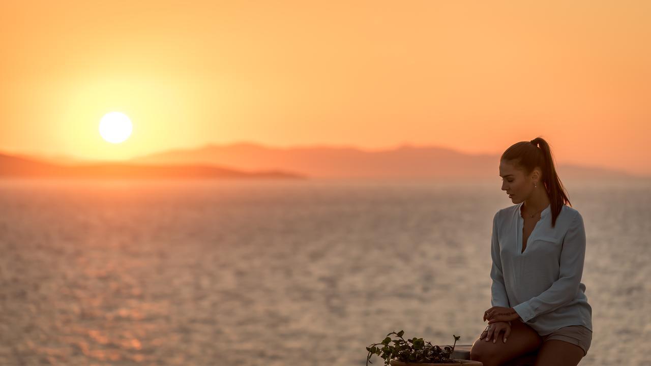 Capo Di Mykonos Resort Agios Ioannis Diakoftis Bagian luar foto