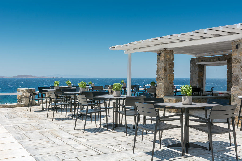 Capo Di Mykonos Resort Agios Ioannis Diakoftis Bagian luar foto
