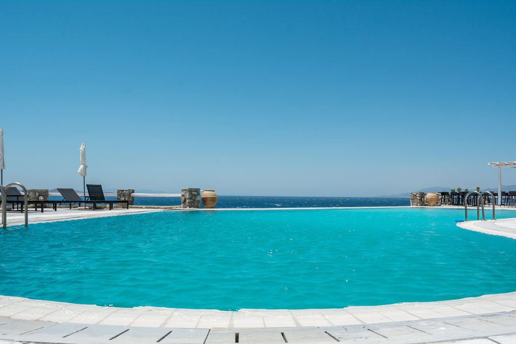 Capo Di Mykonos Resort Agios Ioannis Diakoftis Bagian luar foto