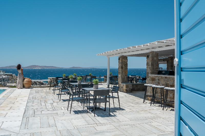 Capo Di Mykonos Resort Agios Ioannis Diakoftis Bagian luar foto