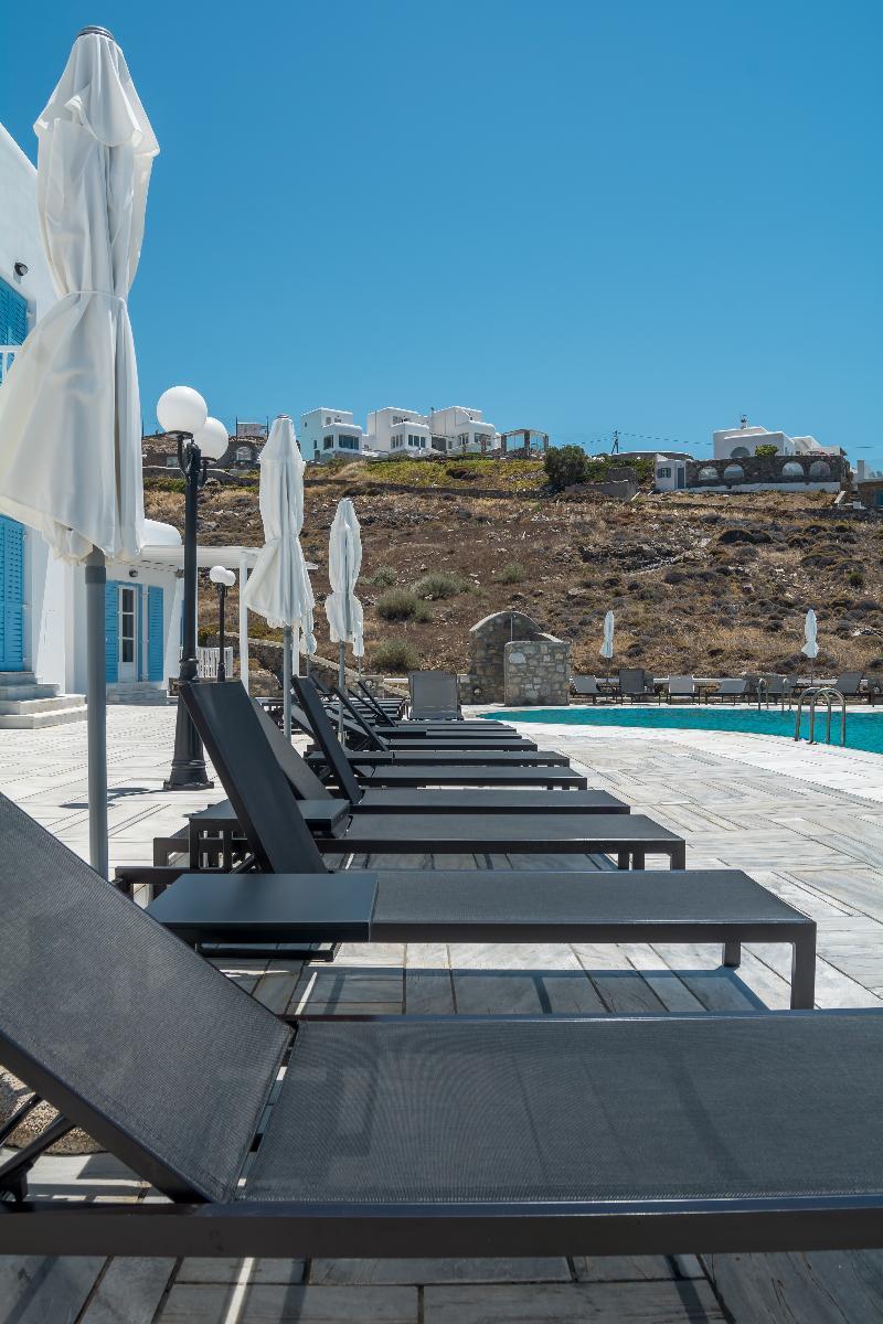 Capo Di Mykonos Resort Agios Ioannis Diakoftis Bagian luar foto