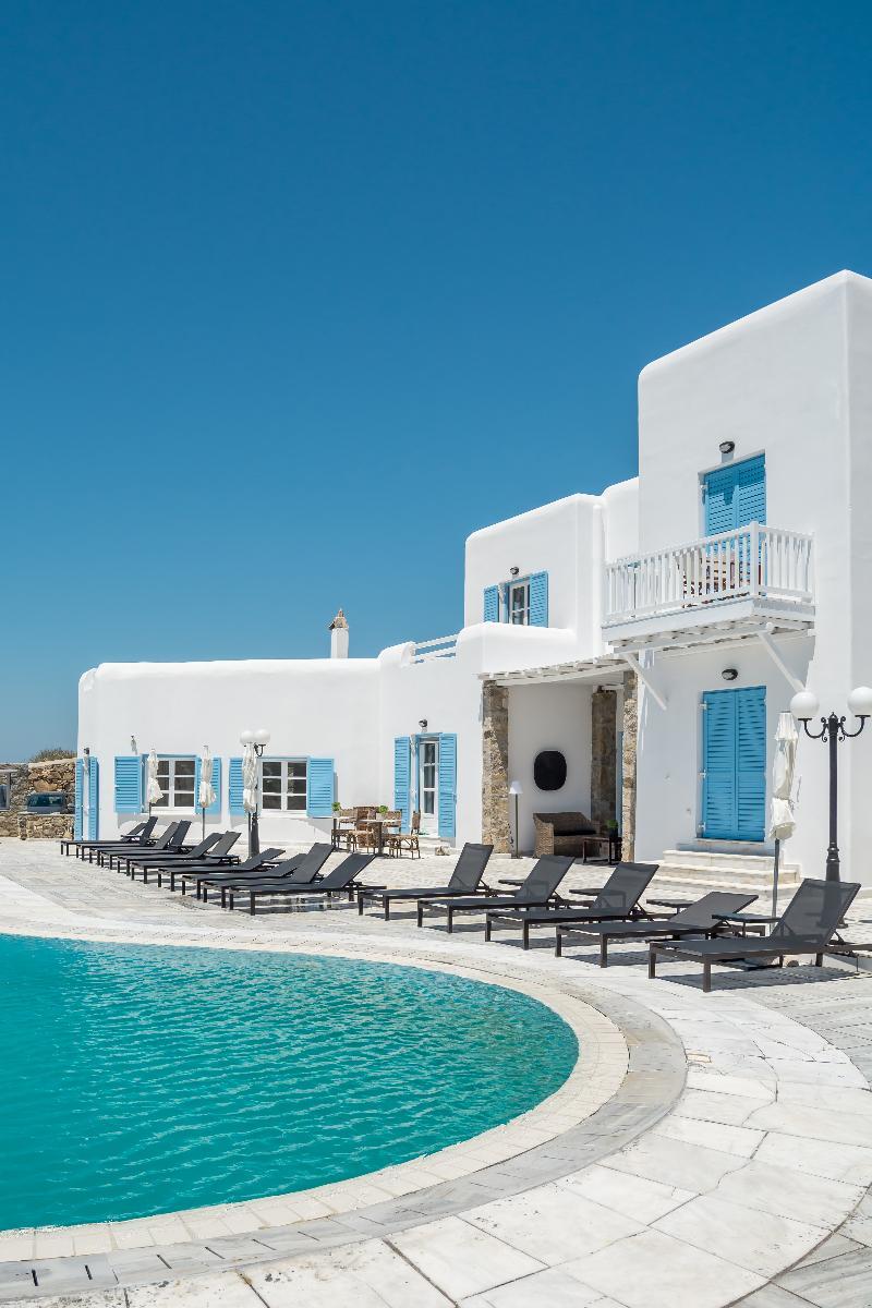 Capo Di Mykonos Resort Agios Ioannis Diakoftis Bagian luar foto