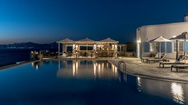 Capo Di Mykonos Resort Agios Ioannis Diakoftis Bagian luar foto